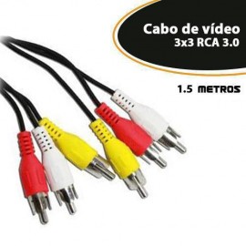 Cabo 3 RCA M X 3 RCA M 1.5 Metros - Empire