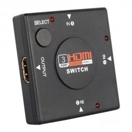 Hub Switch Hdmi 3 Entrada e 1 Sadas Lelong - LE-4111