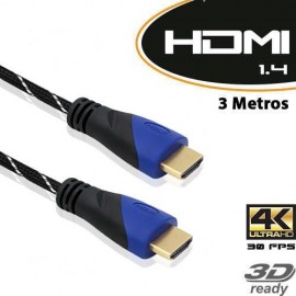 Cabo HDMI 1.4 M-M 3M C/Malha - Empire