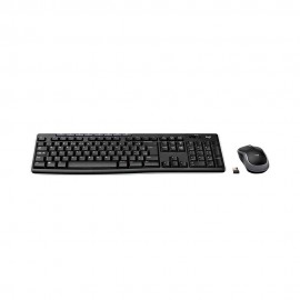 Teclado e Mouse Sem Fio Logitech MK270 Multimdia Preto - 920-004433