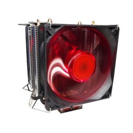 Cooler Universal Para processador Intel e AMD Vermelho Fan 9100 Fan Duplo - Empire