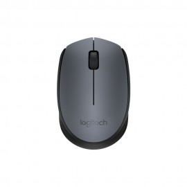 Mouse Sem Fio Logitech M170  Prata e Cinza - 910-005334