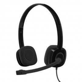 Headset Logitech H151 Estreo Analgico P3 Preto - 981-000587