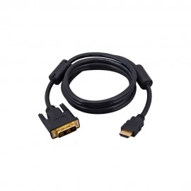 Cabo Conversor HDMI Macho X Dvi 24+1 Macho 1.50mts Com Filtro