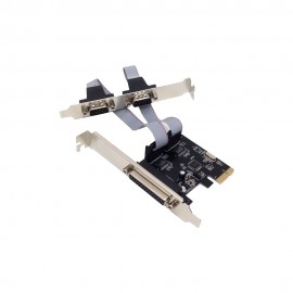 Placa Multiserial 01 Pararela 2 Seriais Pci-express Low Profi - DP-03