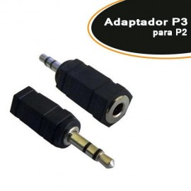 Adaptador P3 F para P2 M - EMPIRE