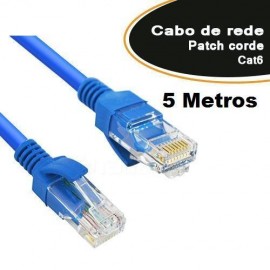 Patch Cord CAT6 com 5 Metros - Empire