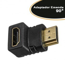 Adaptador Emenda 90 HDMI F + HDMI M - Empire