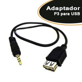 Cabo Adaptador P3 para USB femea - Empire