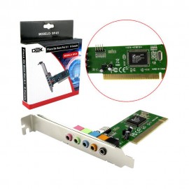 Placa de Som PCI 5.1 6 CANAIS - DP-61