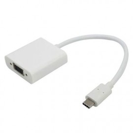 Cabo Conversor USB-C para VGA Fmea 15cm - CB-USBCVGA15CM