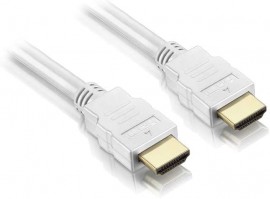 Cabo HDMI 1.8MT 2.0 4K Ultra HD 3D 19 Pinos Branco - CB-APHD