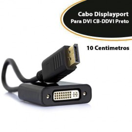Cabo Displayport Macho X DVI-I 24 + 5 Femea PRETO - Empire