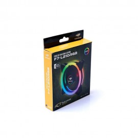 Cooler C3 Tech FAN ARGB 12 cm Com Anel Duplo Led F7-L210RGB