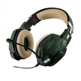 Headset Gamer Trust GXT322C Carus Verde/Camo, T20865