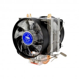 Cooler Gamer Universal Duplo Fan C/15 Led Azul Dex - DX-9115D